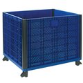 Global Industrial Stakable Bulk Container w/ Collapsible Solid Wall, 39-1/4L x 31-1/2W x 29H 239452